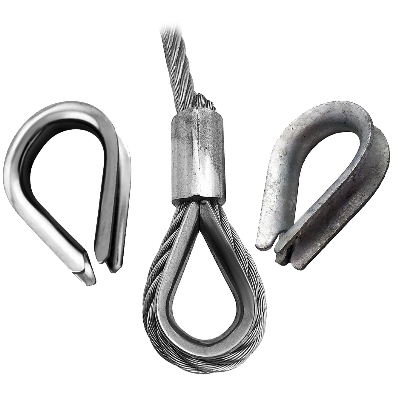 Seachoice 5/8 Inch Stainless Steel Wire Rope Anchor Line Thimble For Boats – 50-43370