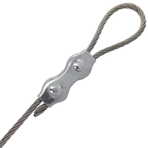 3mm Stainless Steel Duplex Wire Rope Grip | GS Products