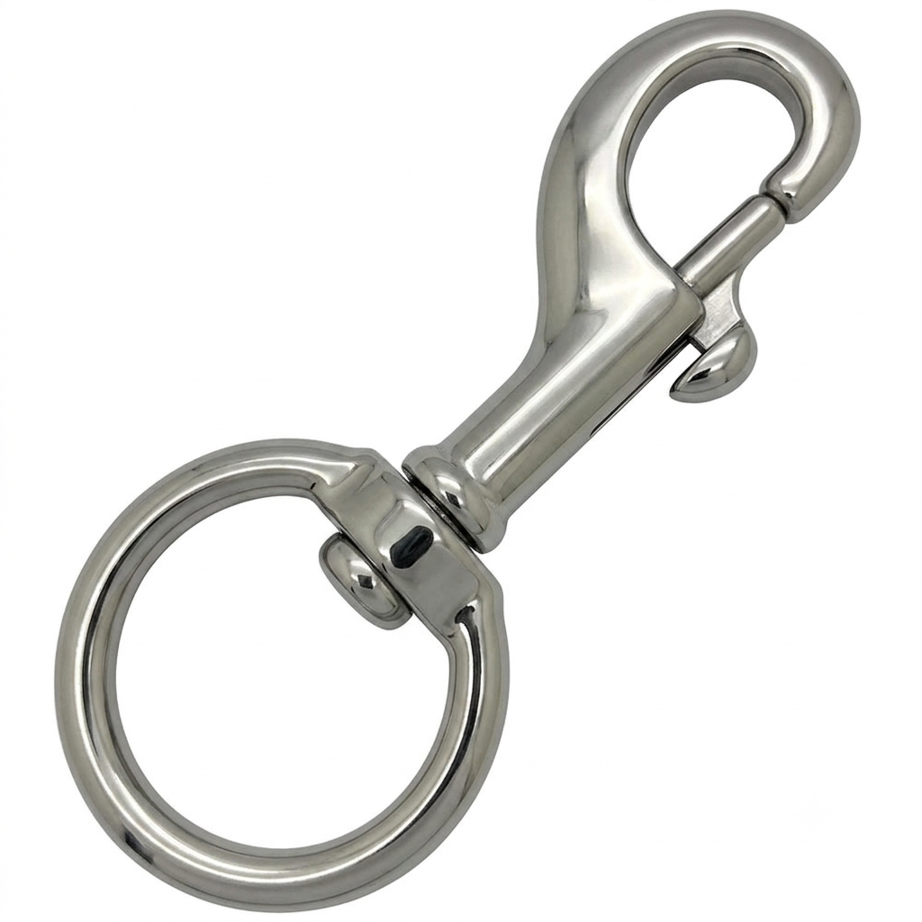 125mm stainless steel trigger hook | Diving trigger hooks large eye