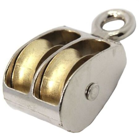 Die Cast Double Wheel Pulleys1