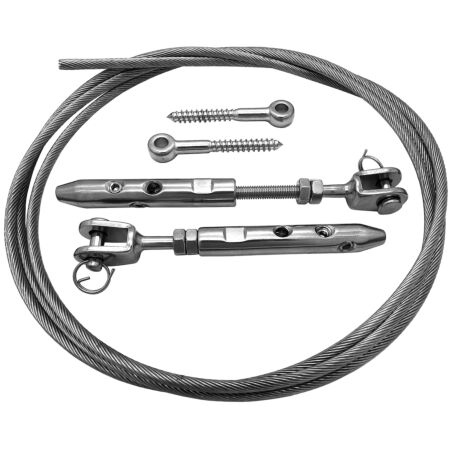 DIY wire balustrade run