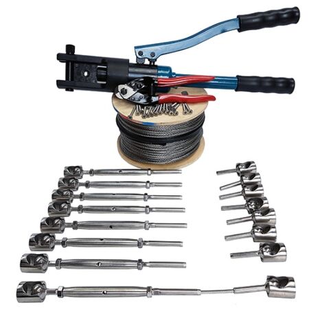 Stainless Steel Balustrade Wire Rope Kit Ball and Socket | GS Products