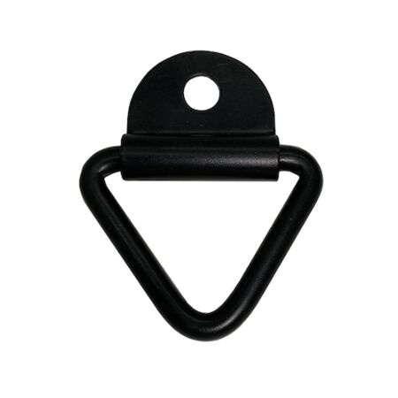 Black Coated Steel Lashing Ring on Plate