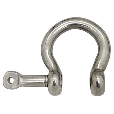 Stainless Steel Bow Shackle with Captive Pin