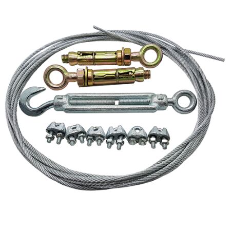 Galvanised Steel Wire Rope Catenary Kit 3