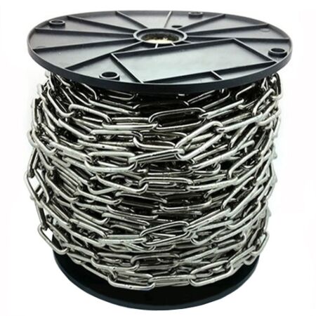 4mm Stainless Steel Long Link Chain 50 Meter Reel