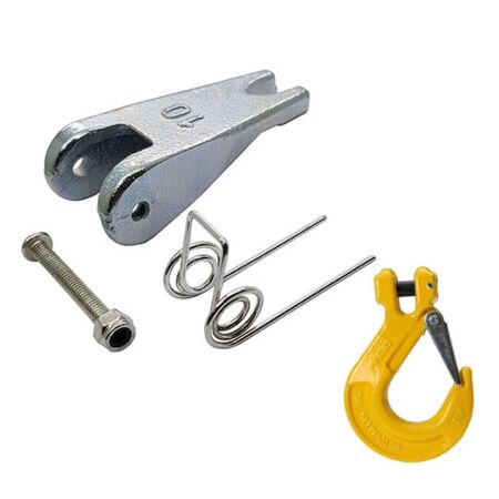 Clevis sling hook latch kit