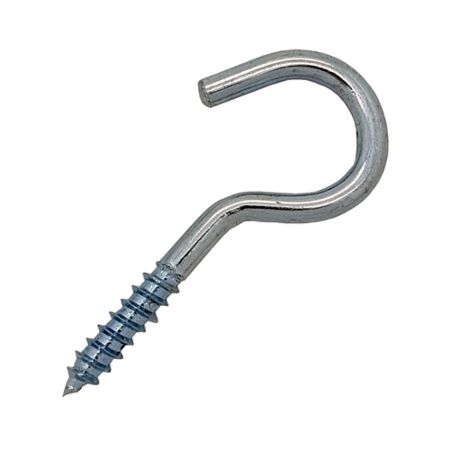 BZP Steel Wood Screw M Cup Hooks