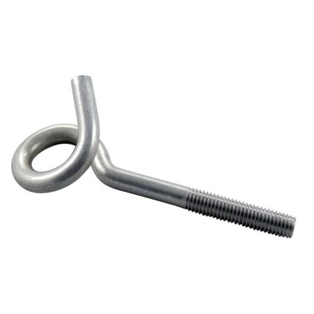 120mm Stainless Steel Curl Hook with Wood Screw Metric Thread