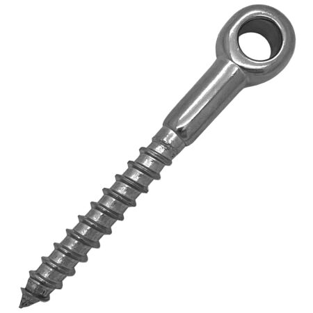 Wood screw eye bolt stainless steel