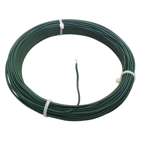 Green PVC Galvanised Garden Wire