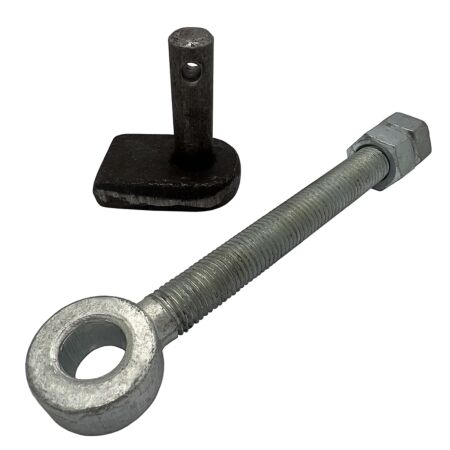 Gate hook and eye bolt set