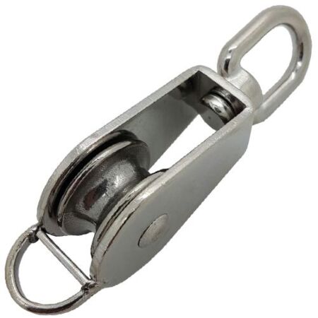 Stainless Steel Swivel Eye Single Fixed Wheel Pulley