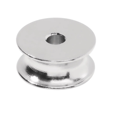 Brass Nickel Plated Pulley Wheel Sheave 1