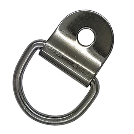 Stainless Steel Dee Ring with Cleat