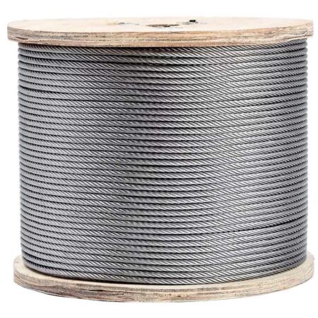 7x7 stainless steel wire rope 250m reel