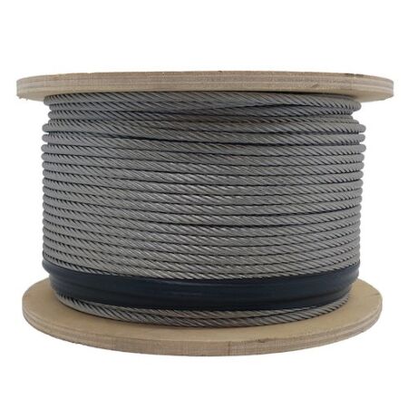 7x19 Galvanised Steel Wire Rope - 250 Meter Reels
